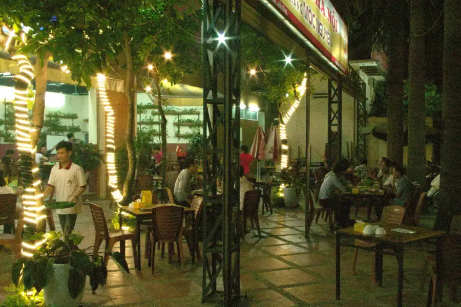Night at Bia Hoi Ha Dong Bia Hoi bar in Ha Dong Hanoi