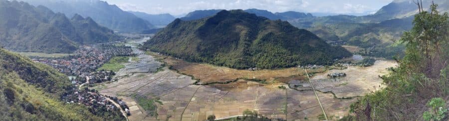 Mai Chau valley panoramain Hoa Binh, Vietnam