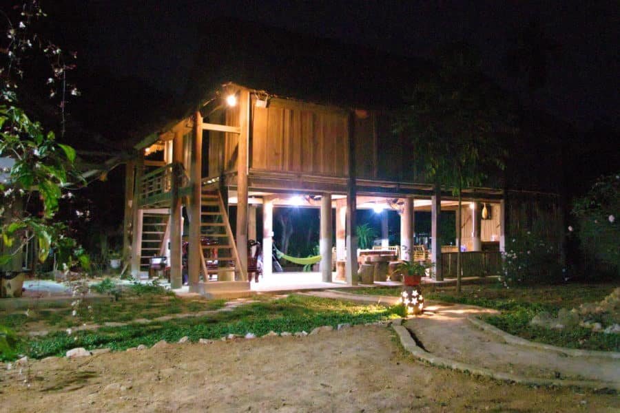 Thai stilt house for a homestay in Mai Hich