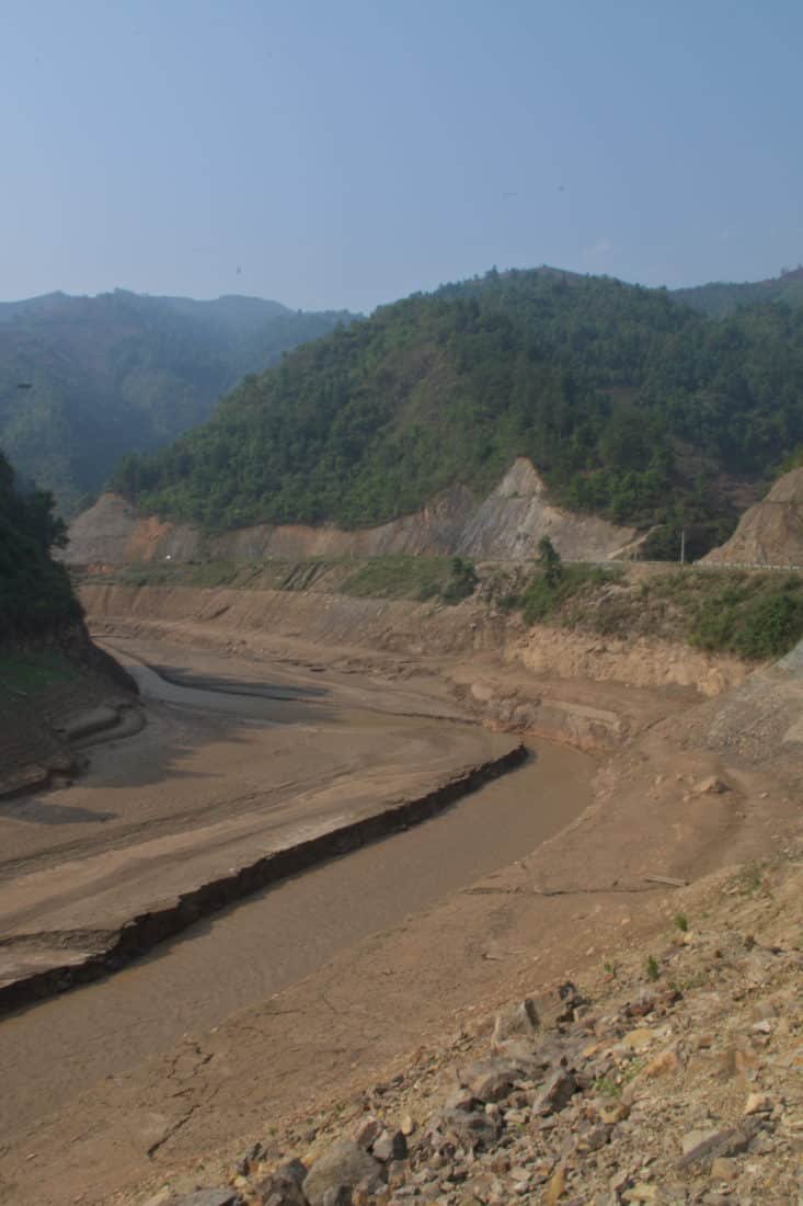 Dry river bed near Mu Cang Chai, Yen Bai