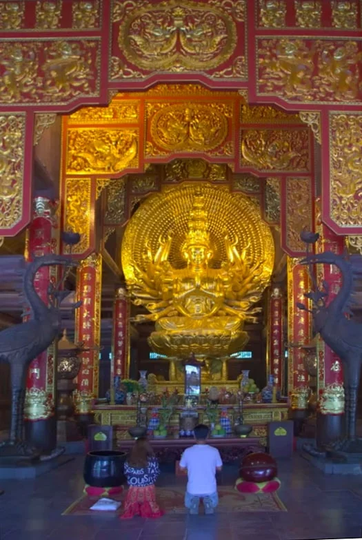 Avalokitesvara Bodhisattva statue at Bai Dinh Pagoda, Ninh Binh, Vietnam
