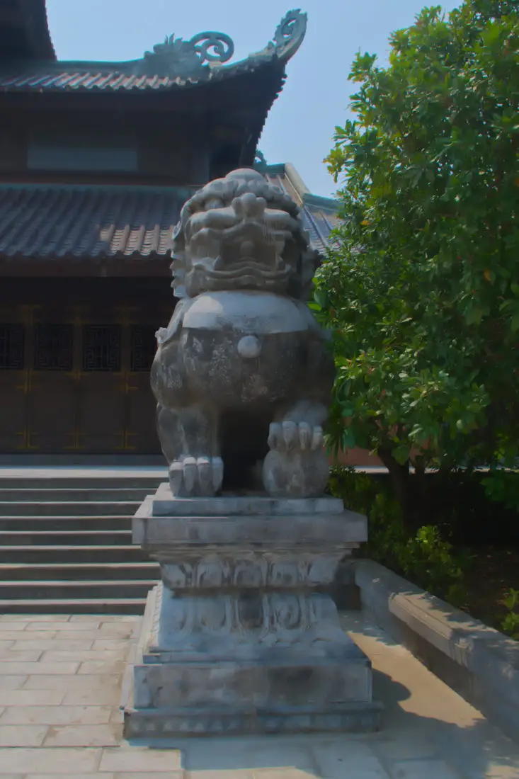 Lion Statueat Bai Dinh Temple, Vietnam