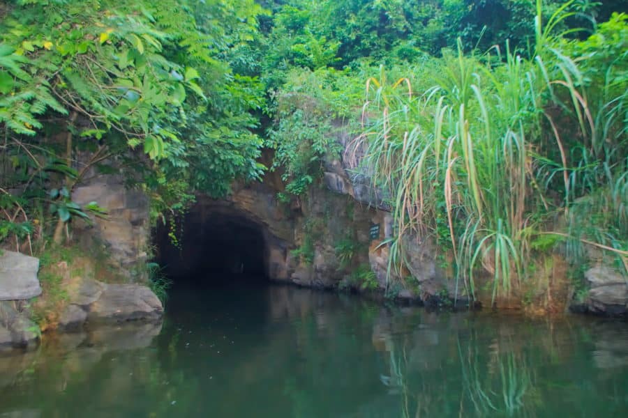 Cave entrance at Trang an Ninh Binh on a boat tour