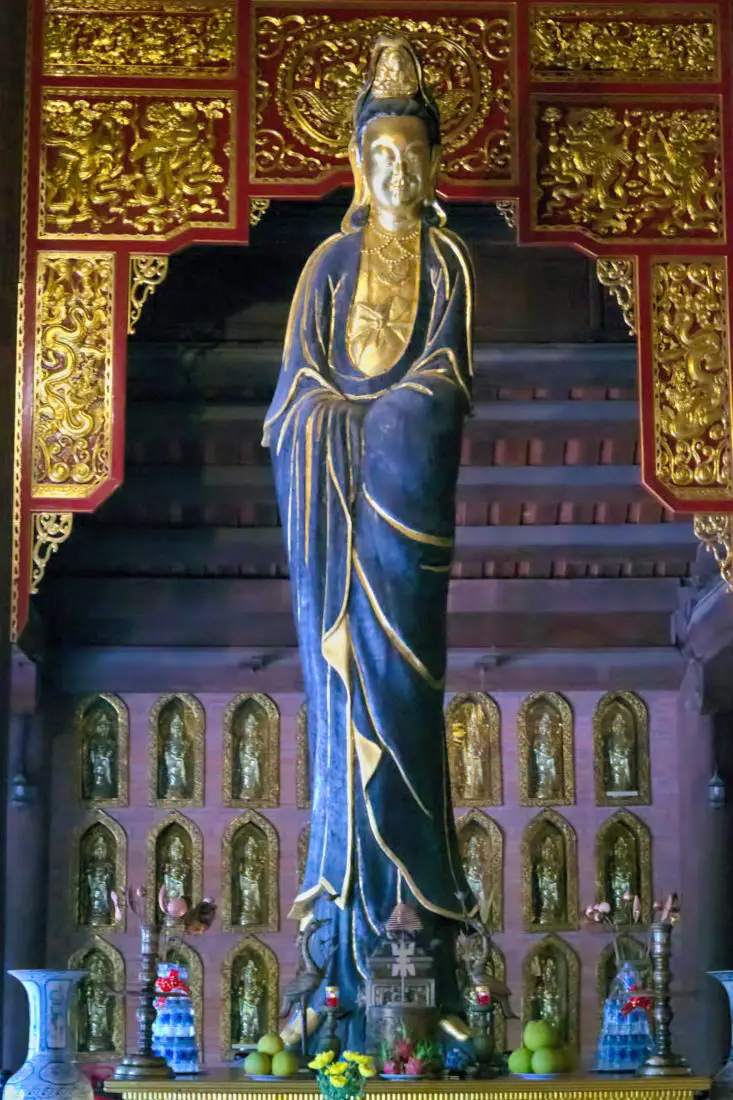 Buddhist statue at Bai Dinh Pagoda