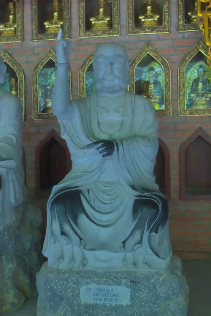 Arhat statue at Bai Dinh temple complex northern Vietnam