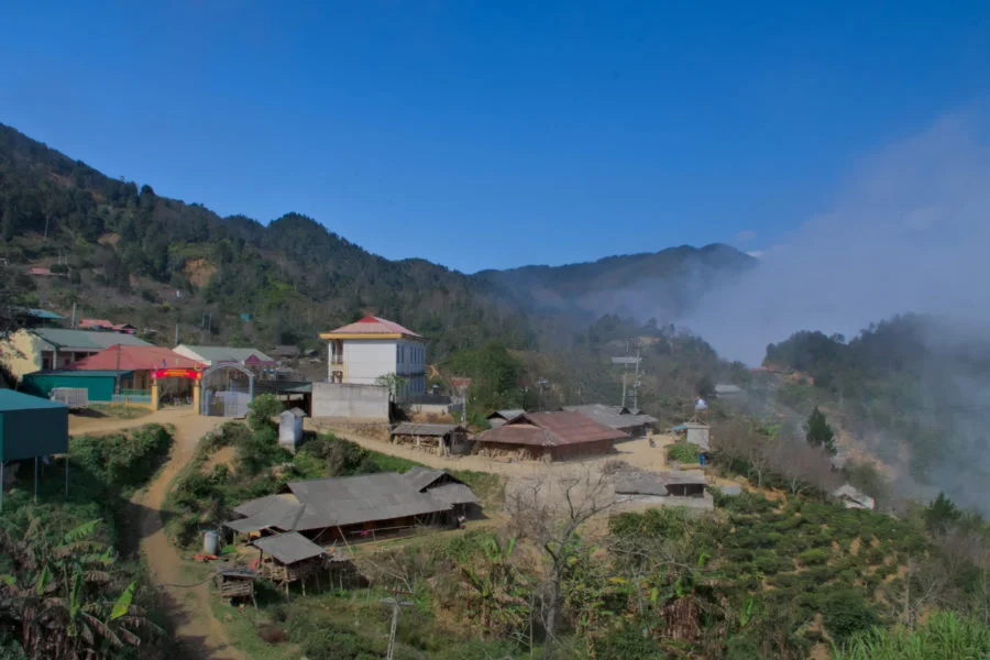 Ta Xua Townn in Son La, Vietnam