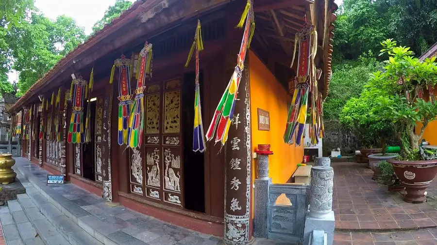 A small temple building at Thien Tru Pagoda in Hanoi, Vietnam 