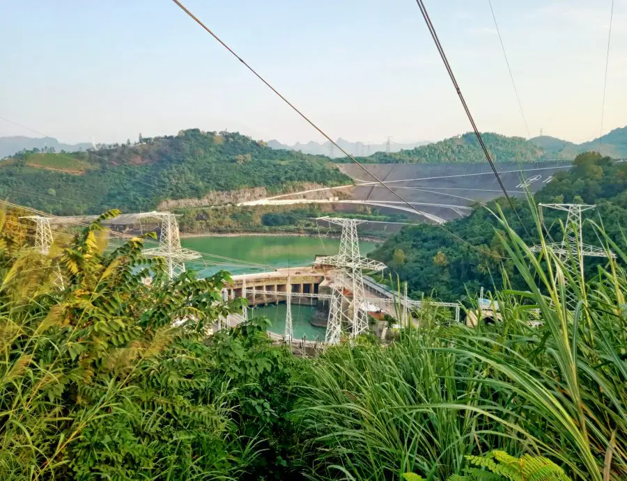 A hydropower plant in Vietnam